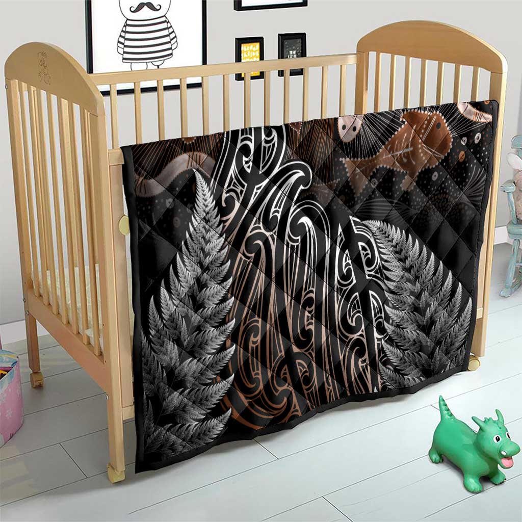 Aotearoa Maori - Australia Indigenous Quilt Koiri Whakairo Mix Aboriginal Art - Polynesian Pride