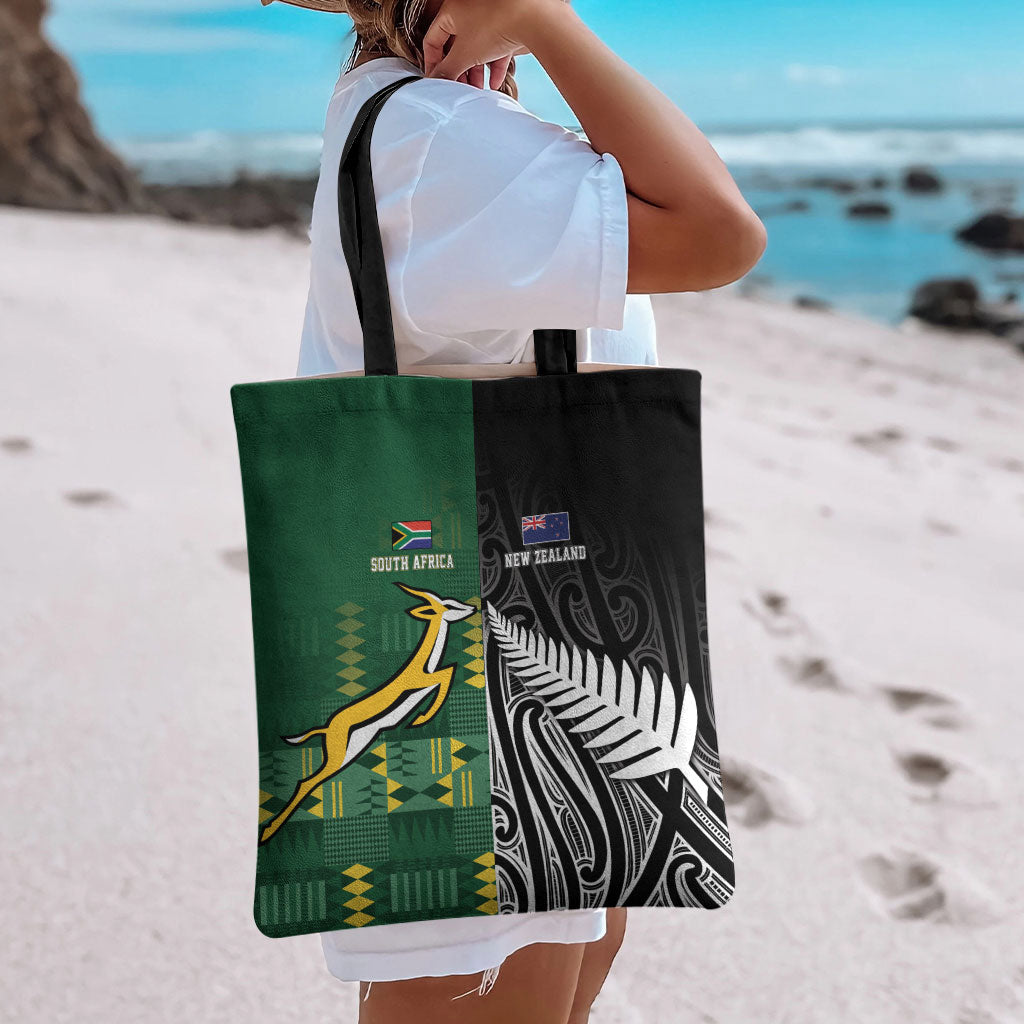 Rugby South Africa New Zealand Greatest Rivals Tote Bag Tribal Motifs LT7 - Polynesian Pride
