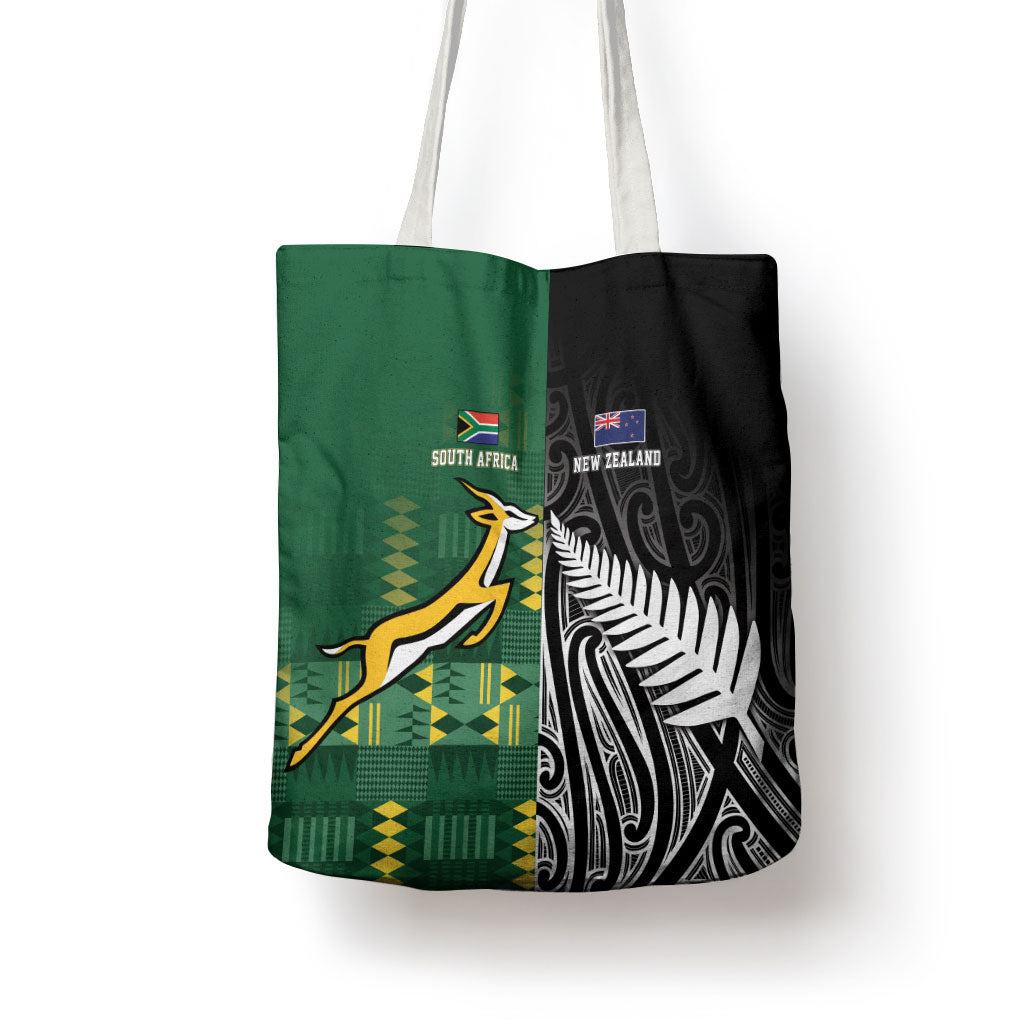 Rugby South Africa New Zealand Greatest Rivals Tote Bag Tribal Motifs LT7 - Polynesian Pride