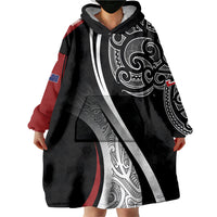 Aotearoa Maori Rugby Custom Wearable Blanket Hoodie Kapa O Pango LT7 - Polynesian Pride