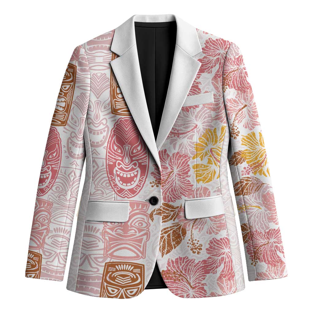 Christmas Aloha Hawaii Tiki Blazer Hibiscus Spring Colors - Polynesian Pride