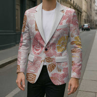 Christmas Aloha Hawaii Tiki Blazer Hibiscus Spring Colors - Polynesian Pride