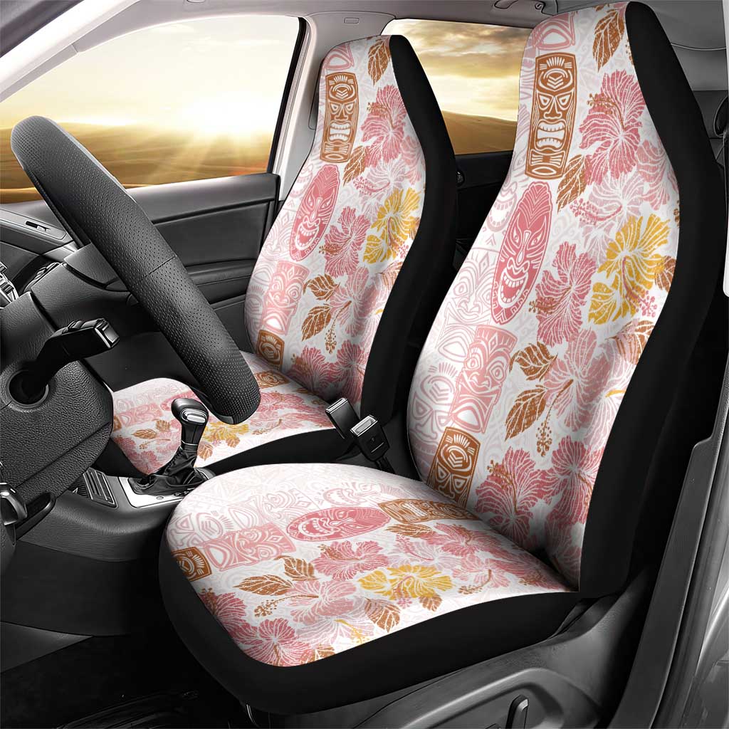 Christmas Aloha Hawaii Tiki Car Seat Cover Hibiscus Spring Colors - Polynesian Pride