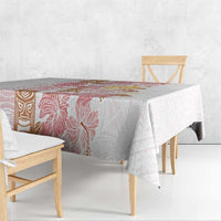 Christmas Aloha Hawaii Tiki Tablecloth Hibiscus Spring Colors - Polynesian Pride