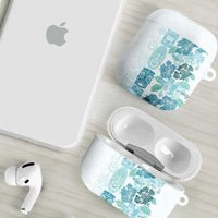Christmas Aloha Hawaii Tiki AirPods Case Hibiscus Summer Colors - Polynesian Pride