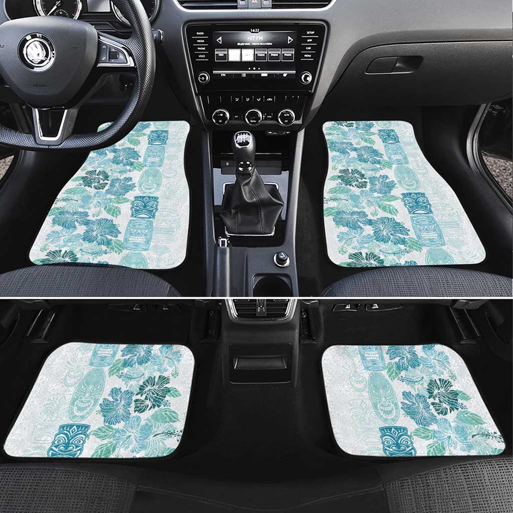Christmas Aloha Hawaii Tiki Car Mats Hibiscus Summer Colors - Polynesian Pride