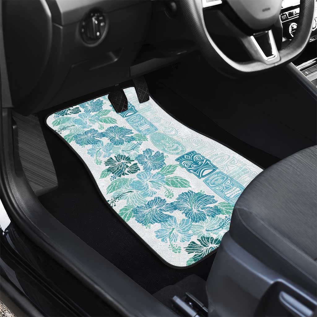 Christmas Aloha Hawaii Tiki Car Mats Hibiscus Summer Colors - Polynesian Pride