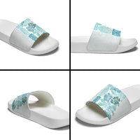 Christmas Aloha Hawaii Tiki Slide Sandals Hibiscus Summer Colors LT7 - Polynesian Pride