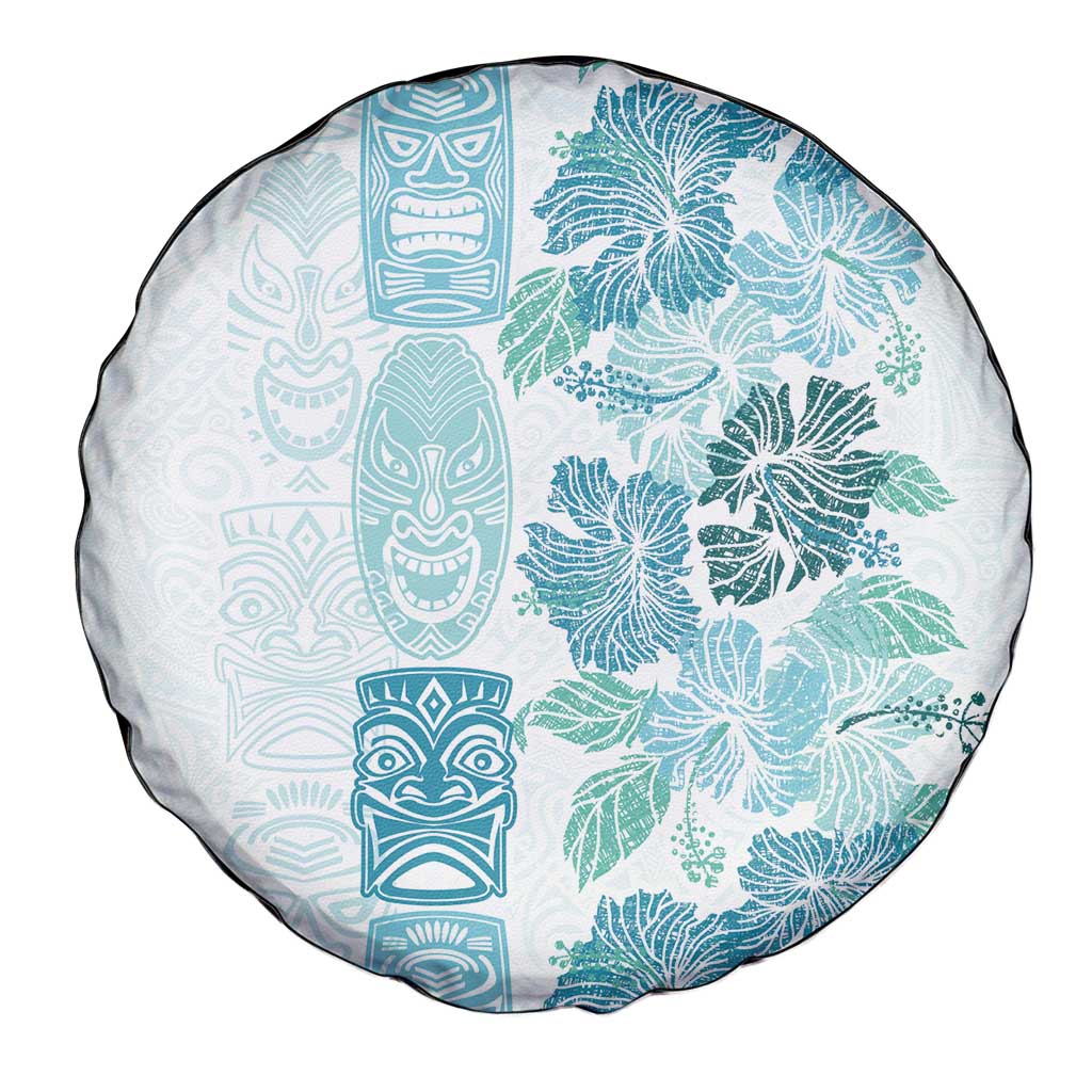 Christmas Aloha Hawaii Tiki Spare Tire Cover Hibiscus Summer Colors - Polynesian Pride