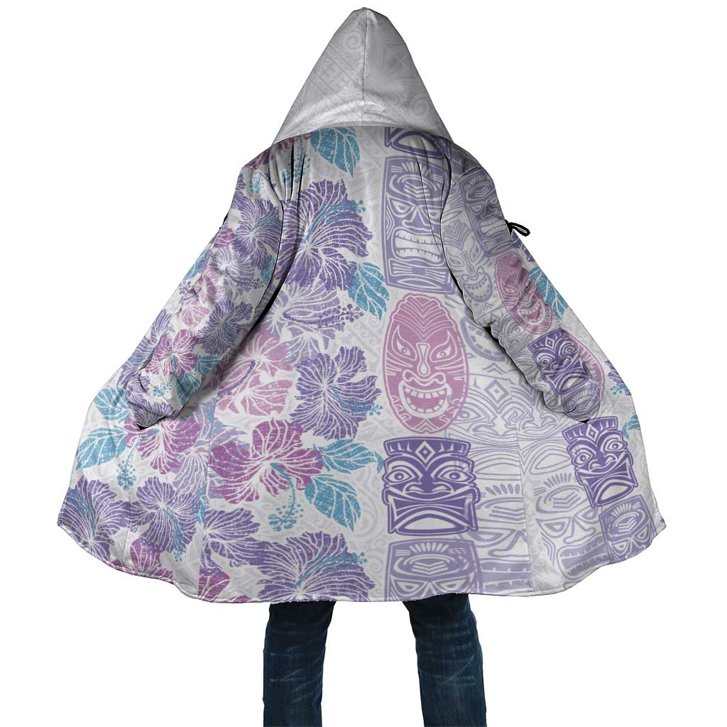 Christmas Aloha Hawaii Tiki Cloak Hibiscus Winter Colors - Polynesian Pride