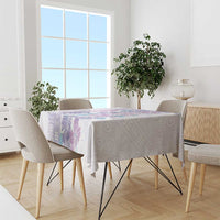 Christmas Aloha Hawaii Tiki Tablecloth Hibiscus Winter Colors - Polynesian Pride