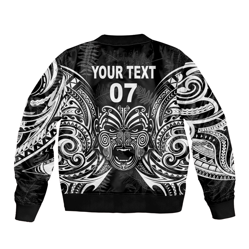 New Zealand Rugby Bomber Jacket 2023 World Cup Aotearoa Create History LT7 - Polynesian Pride