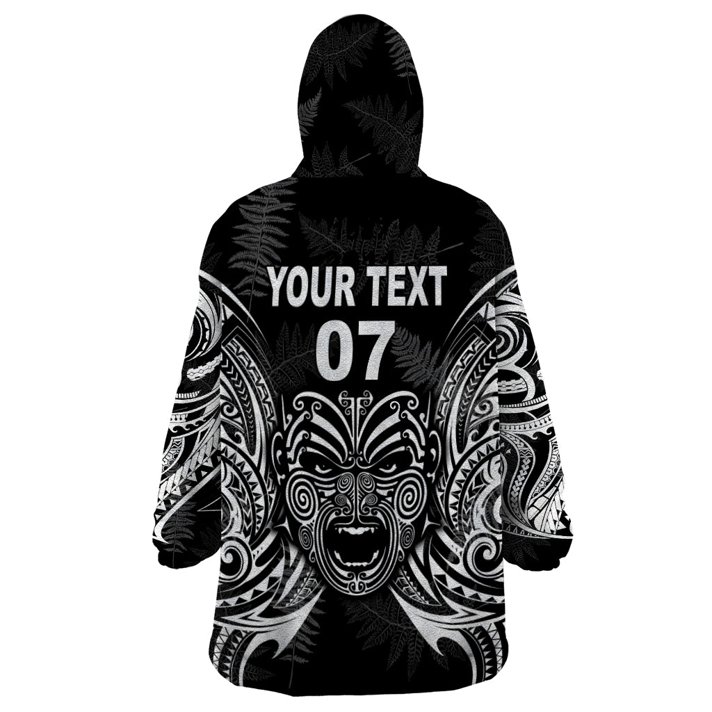 New Zealand Rugby Wearable Blanket Hoodie 2023 World Cup Aotearoa Create History LT7 - Polynesian Pride