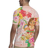 Aloha Hawaii Rugby Jersey Kawaii Mele Kalikimaka - Pastel Fever