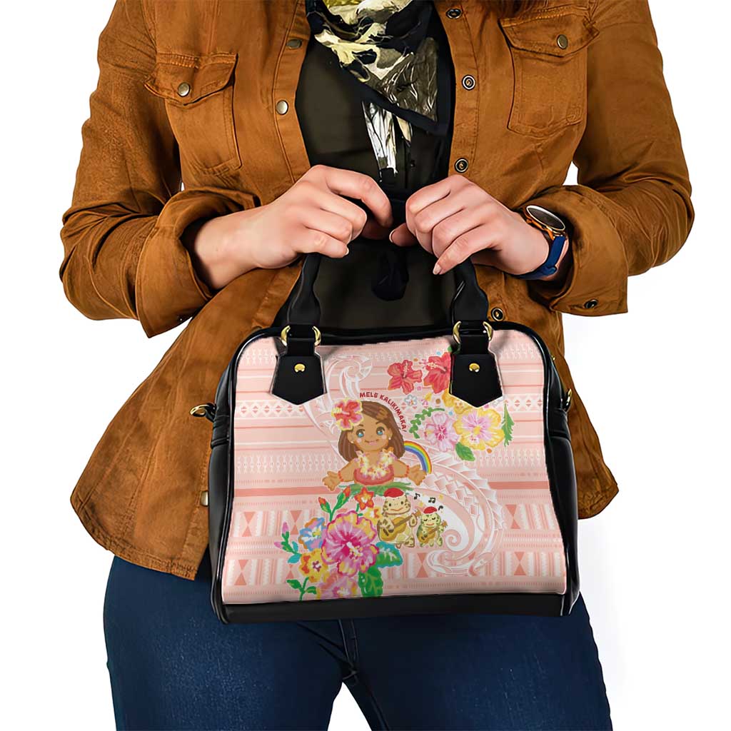 Aloha Hawaii Shoulder Handbag Kawaii Mele Kalikimaka - Pastel Fever