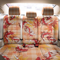 Orange Palaka Hawaii Aloha Back Car Seat Cover Koi Pond Mix Japanese Maple - Polynesian Pride