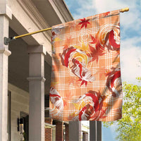 Orange Palaka Hawaii Aloha Garden Flag Koi Pond Mix Japanese Maple - Polynesian Pride