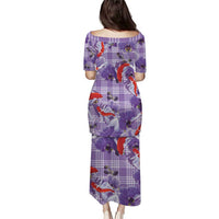 Lavender Palaka Hawaii Aloha Puletasi Koi Pond Mix Orchids - Polynesian Pride