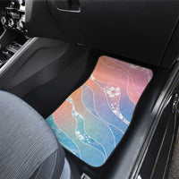 Aloha Hawaii Floral Tapa Car Mats Patchwork Pastel Candy LT7 - Polynesian Pride