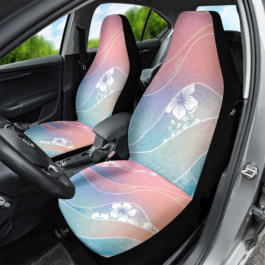 Aloha Hawaii Floral Tapa Car Seat Cover Patchwork Pastel Candy LT7 - Polynesian Pride