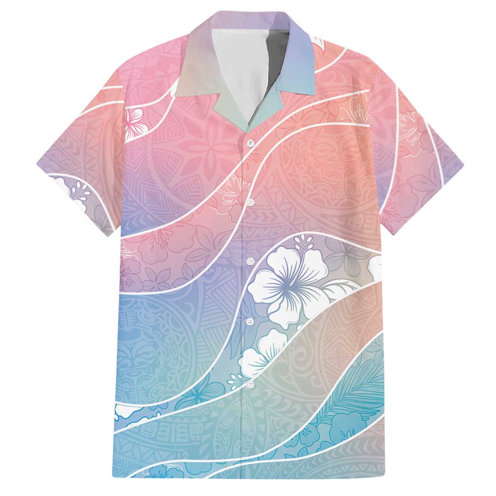 Aloha Hawaii Floral Tapa Hawaiian Shirt Patchwork Pastel Candy LT7 Pastel - Polynesian Pride