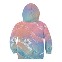 Aloha Hawaii Floral Tapa Kid Hoodie Patchwork Pastel Candy LT7 - Polynesian Pride