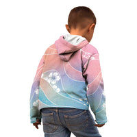 Aloha Hawaii Floral Tapa Kid Hoodie Patchwork Pastel Candy LT7 - Polynesian Pride