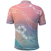 Aloha Hawaii Floral Tapa Polo Shirt Patchwork Pastel Candy LT7 - Polynesian Pride