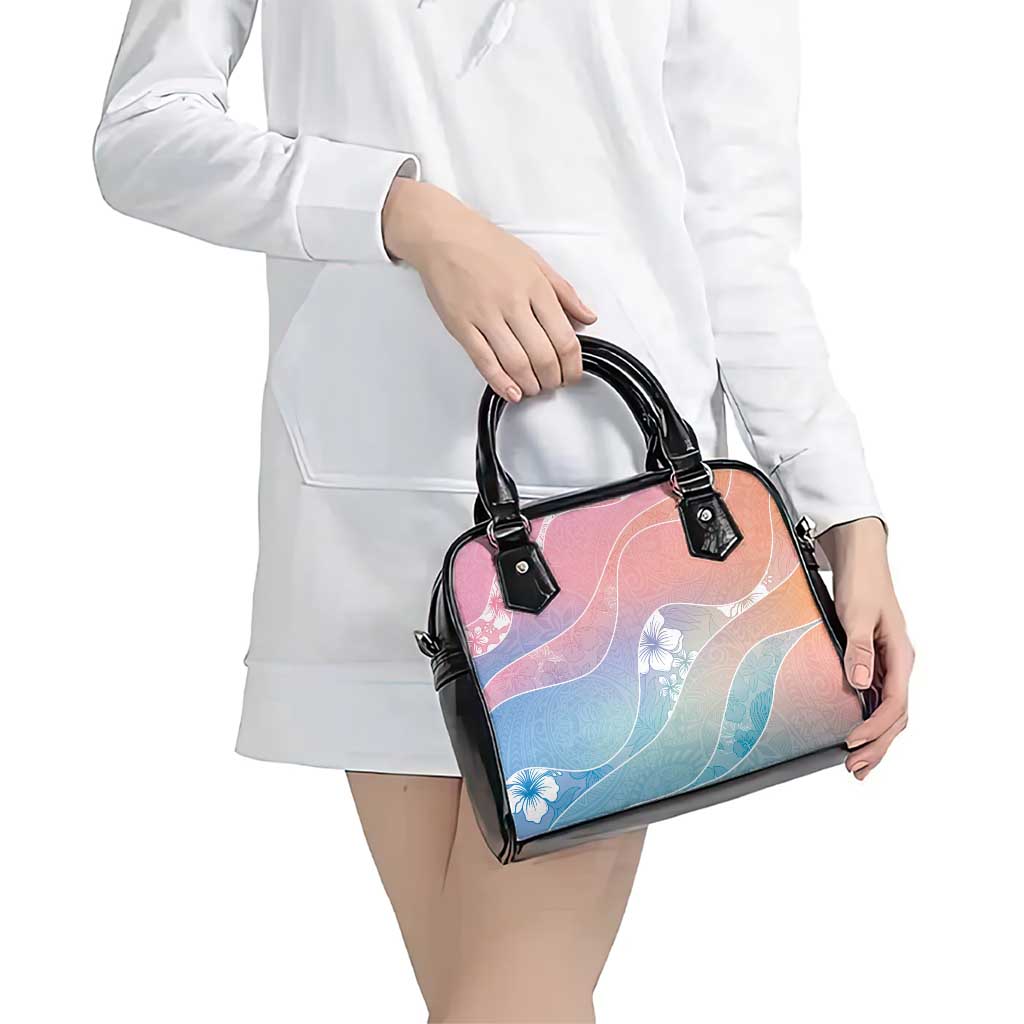 Aloha Hawaii Floral Tapa Shoulder Handbag Patchwork Pastel Candy LT7 - Polynesian Pride