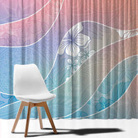 Aloha Hawaii Floral Tapa Window Curtain Patchwork Pastel Candy LT7 - Polynesian Pride