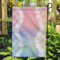 Hawaii Aloha Plumeria Lei Pastel Candy Palaka Garden Flag LT7 Garden Flag Pastel - Polynesian Pride
