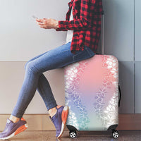 Hawaii Aloha Plumeria Lei Pastel Candy Palaka Luggage Cover LT7 - Polynesian Pride