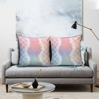 Hawaii Aloha Plumeria Lei Pastel Candy Palaka Pillow Cover LT7 - Polynesian Pride