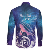 New Zealand Mother's Day Family Matching Long Sleeve Bodycon Dress and Hawaiian Shirt Maori Hari Ra Mama
