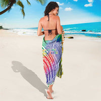 Aloha Pride Rainbow Tie Dye Sarong Humpback Whale - Love is Love