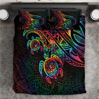 Hawaii Pride Bedding Set Rainbow Swirls