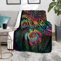 Hawaii Pride Blanket Rainbow Swirls