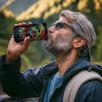 Hawaii Pride 4 in 1 Can Cooler Tumbler Rainbow Swirls