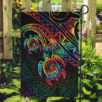 Hawaii Pride Garden Flag Rainbow Swirls