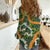 Aloha Festive Hawaii Women Casual Shirt Mokihana - Maile and Ilima on Forest Green - Polynesian Pride