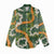Aloha Festive Hawaii Women Casual Shirt Mokihana - Maile and Ilima on Forest Green - Polynesian Pride