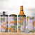 Aloha Festive Hawaii 4 in 1 Can Cooler Tumbler Mokihana - Maile and Ilima on Lilac - Polynesian Pride