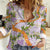 Aloha Festive Hawaii Women Casual Shirt Mokihana - Maile and Ilima on Lilac - Polynesian Pride