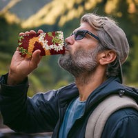 Aloha Festive Hawaii 4 in 1 Can Cooler Tumbler Mokihana - Maile and Ilima on Crimson - Polynesian Pride