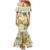 Aloha Festive Hawaii Family Matching Mermaid Dress and Hawaiian Shirt Mokihana - Maile Leis in Muted Summer - Polynesian Pride