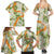 Aloha Festive Hawaii Family Matching Summer Maxi Dress and Hawaiian Shirt Mokihana - Maile Leis in Muted Summer - Polynesian Pride