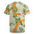Aloha Festive Hawaii Rugby Jersey Mokihana - Maile Leis in Muted Summer - Polynesian Pride