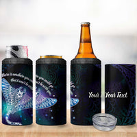 Polynesian Tala Manta Ray 4 in 1 Can Cooler Tumbler Nowhere You Could Go That I Won't Be With You - Polynesian Pride