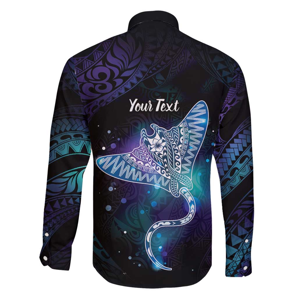 Polynesian Tala Manta Ray Family Matching Puletasi and Hawaiian Shirt Nowhere You Could Go That I Won't Be With You - Polynesian Pride