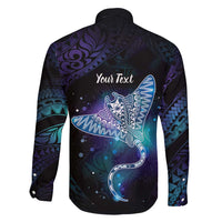 Polynesian Tala Manta Ray Family Matching Puletasi and Hawaiian Shirt Nowhere You Could Go That I Won't Be With You - Polynesian Pride